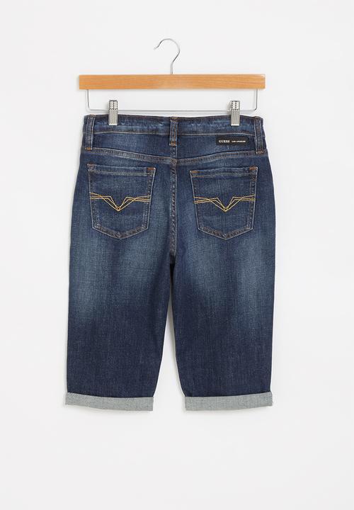 GUESS - Denim shorts - blue