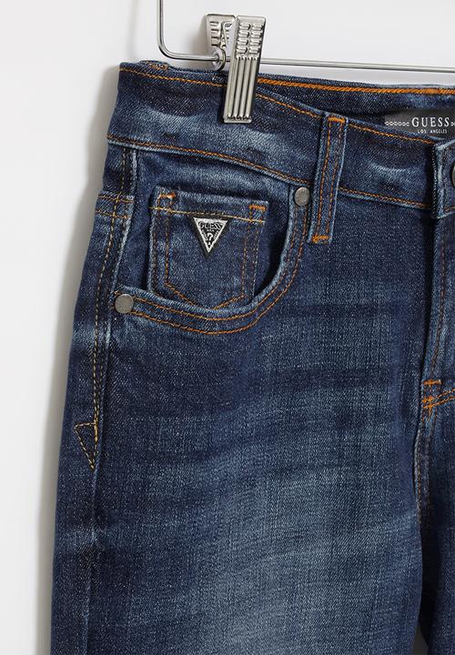 GUESS - Denim shorts - blue