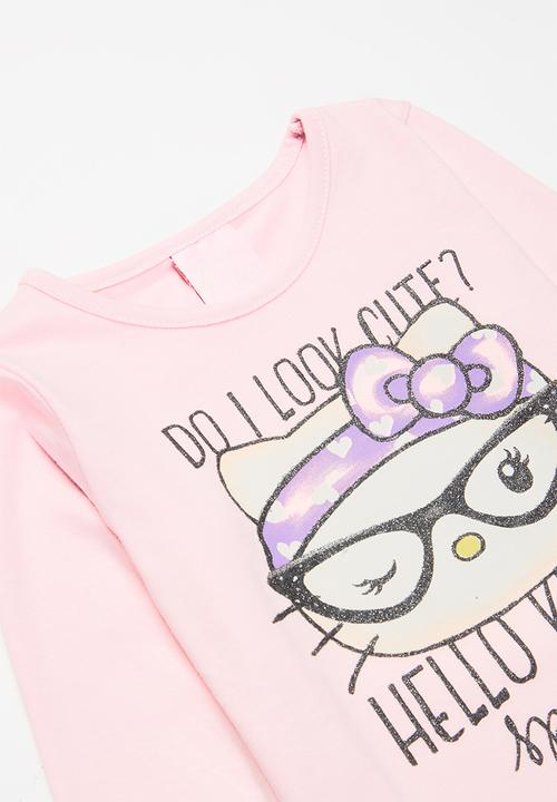 Hello Kitty - Girls kitty t-shirt - pink