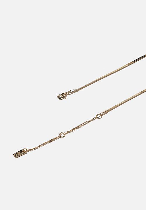 Rubi - Premium single chain necklace - gold 