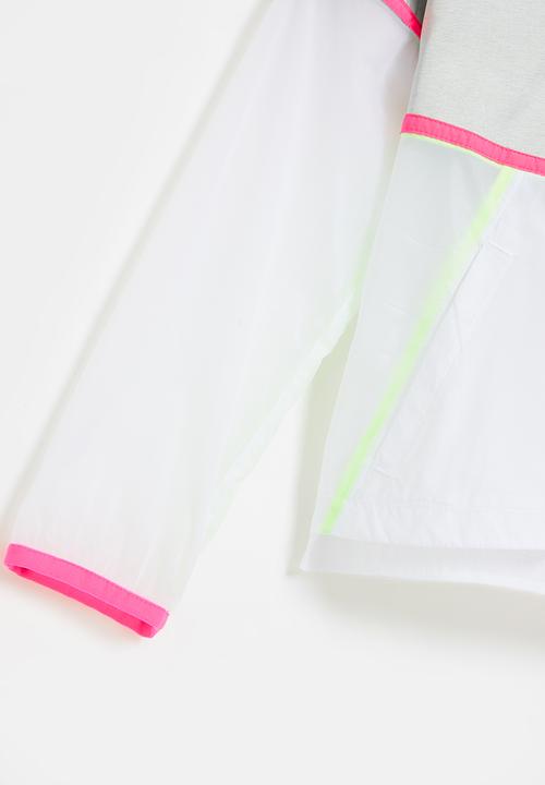 Nike - Nkg metallic windrunner - grey & pink