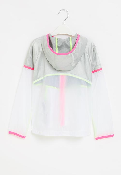 Nike - Nkg metallic windrunner - grey & pink