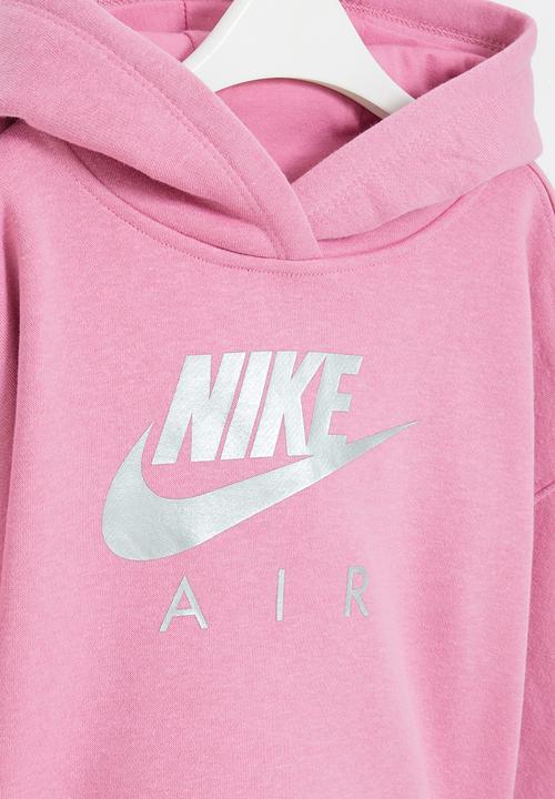 Nike - Nkg g nsw air pull over hoodie - pink