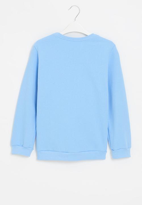 Rebel Republic - Boys graphic crew sweatshirt - light blue