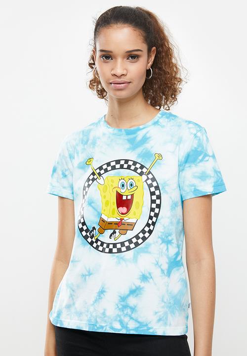 Vans - Vans x Spongebob jump out crew tee - blue