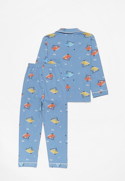 Pop Candy - Boys printed sleepset - blue