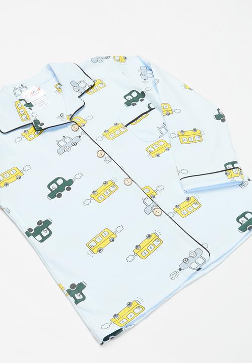 Pop Candy - Boys car sleepset - light blue