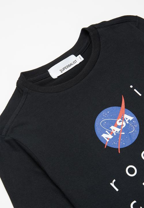 Superbalist - Nasa boys styled tee - black