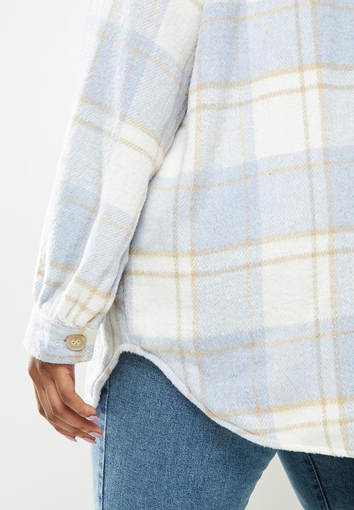 Cotton On - Curve shacket - blue 