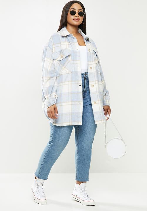 Cotton On - Curve shacket - blue 