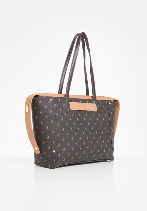 POLO - Minimalist iconic tote bag - brown
