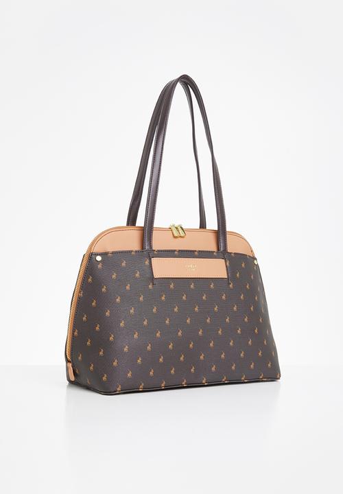 POLO - Minimalist iconic dome bag - brown