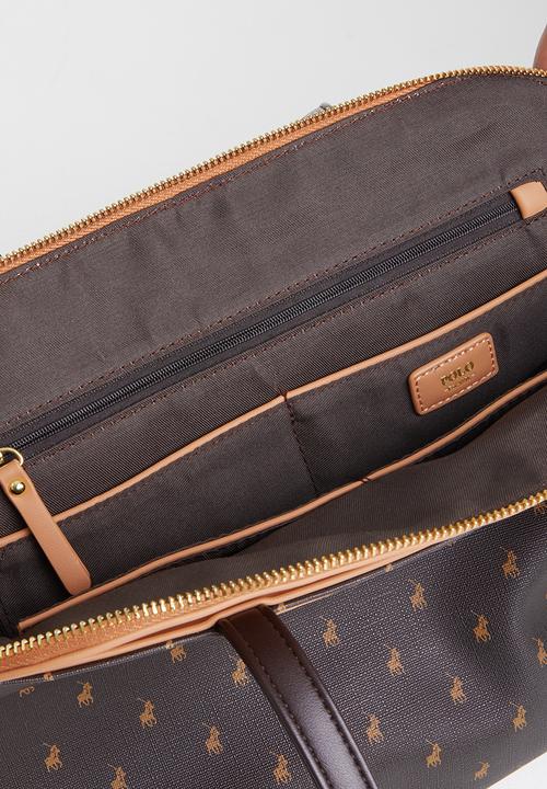 POLO - Minimalist iconic dome bag - brown