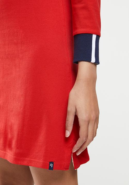 Aca Joe - Long sleeve dress - red