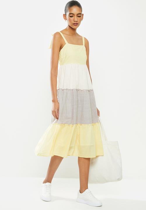 Vero Moda - Haddy calf dress - multi 