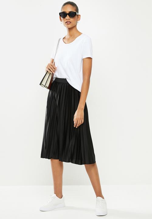 Jacqueline de Yong - Gayel pleated skirt - black