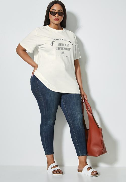 Superbalist - Graphic tee - ecru