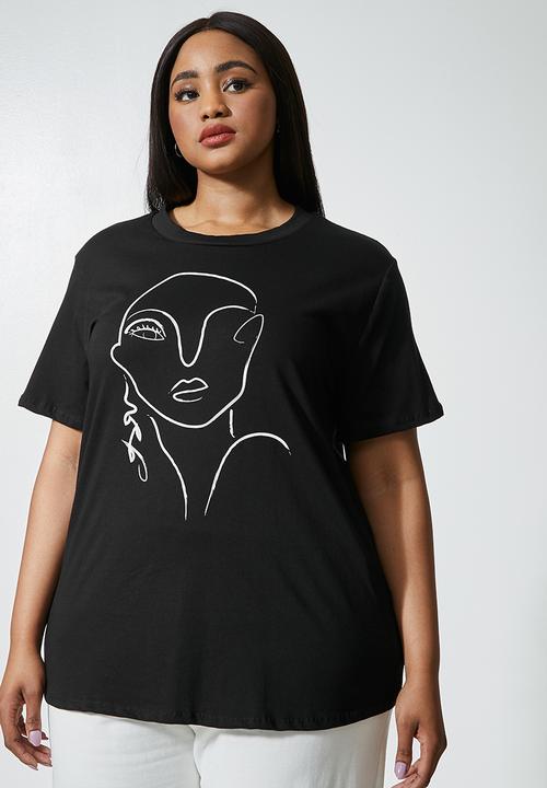 Superbalist - Graphic tee - black