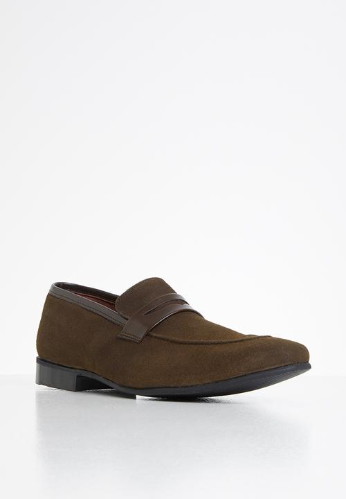 Anton Fabi - Zuriel pu/faux suede - chocolate