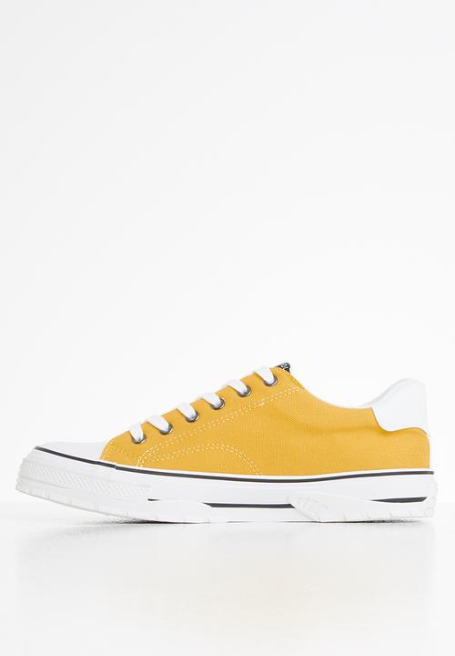 KANGOL - Jerney sneaker - purple & mustard 