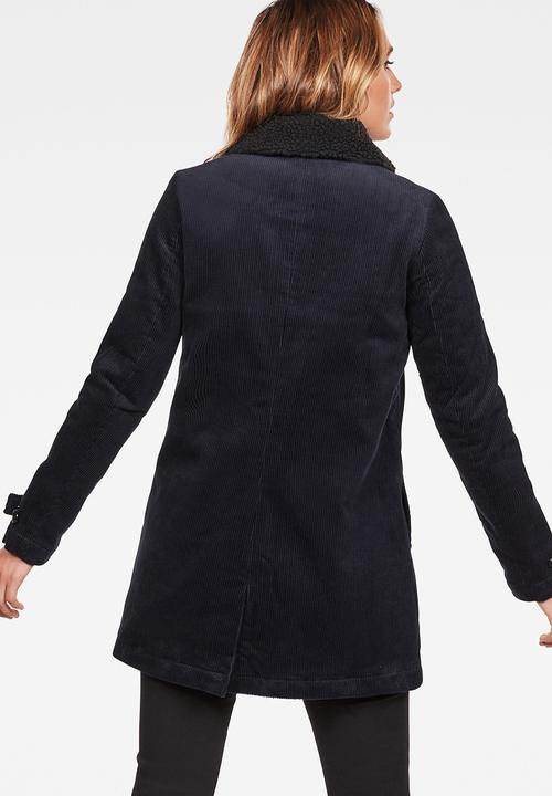G-STAR - Deline cord mac jacket - mazarine blue