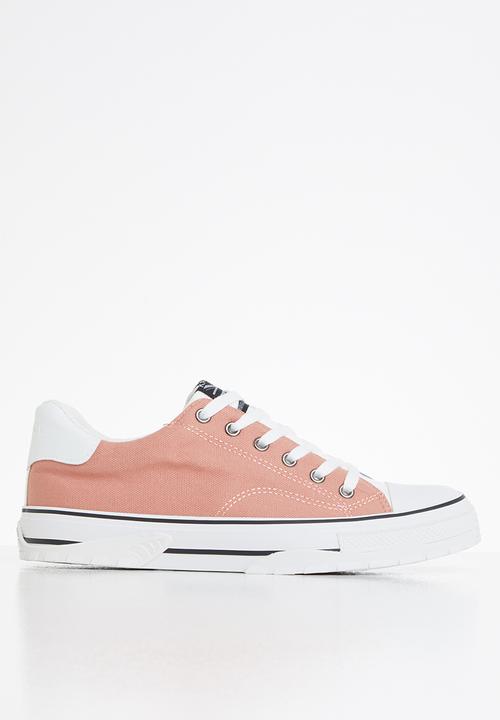 KANGOL - Jerney sneaker - peach &  blue