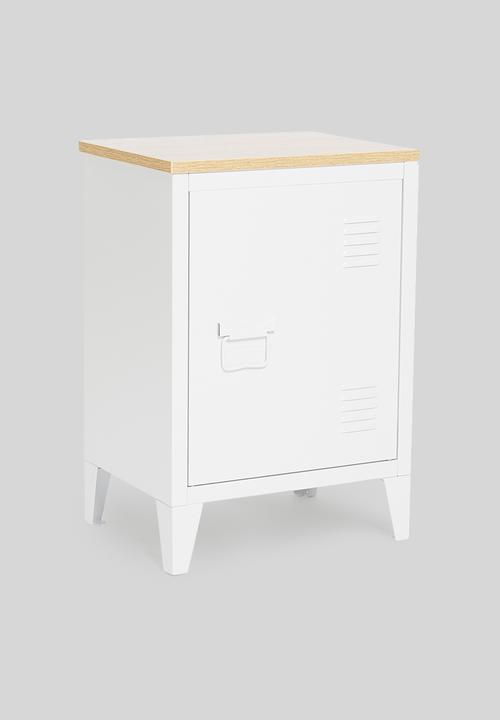 Basics - Graves bedside table mdf - white