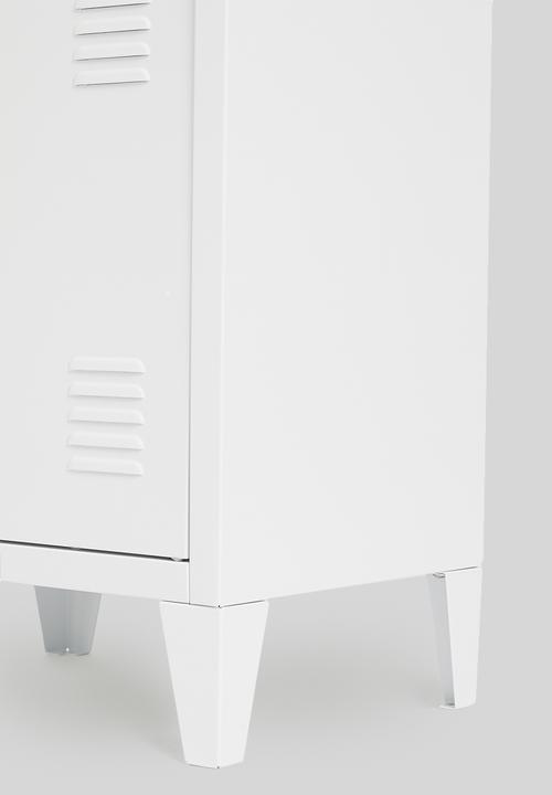 Basics - Graves bedside table mdf - white