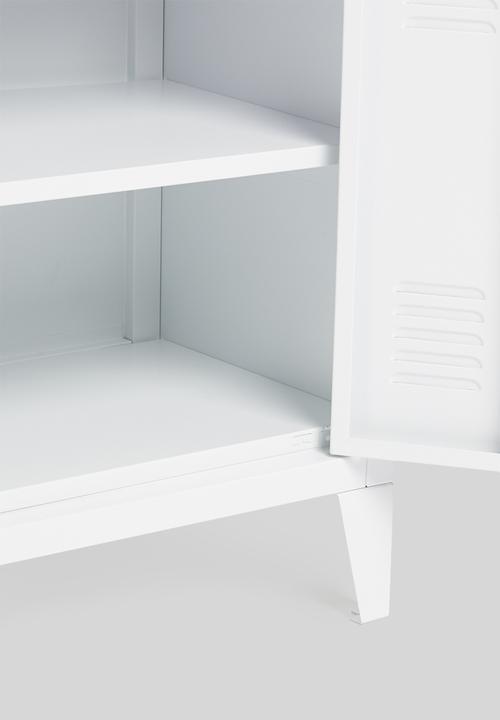 Basics - Graves bedside table mdf - white