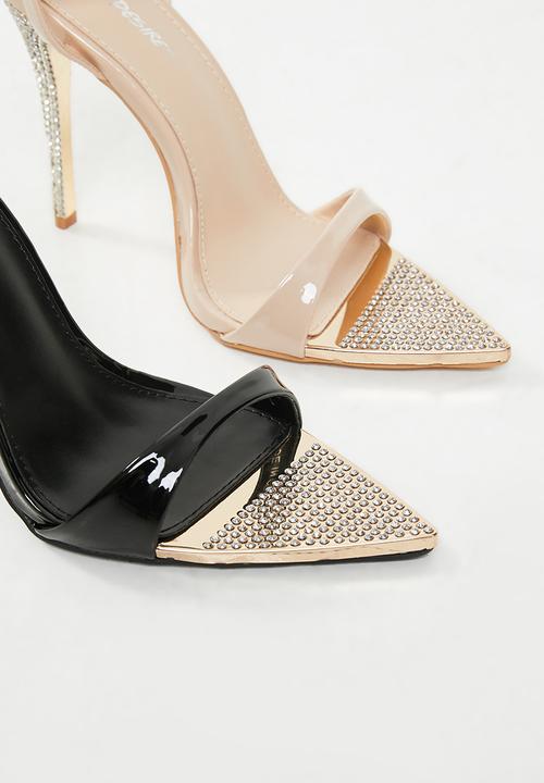 Public Desire - Triumphant bedazzled stiletto heel - neutral