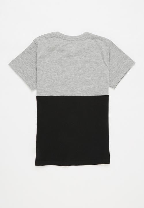 DC - Glen end short sleeve tee boy - black