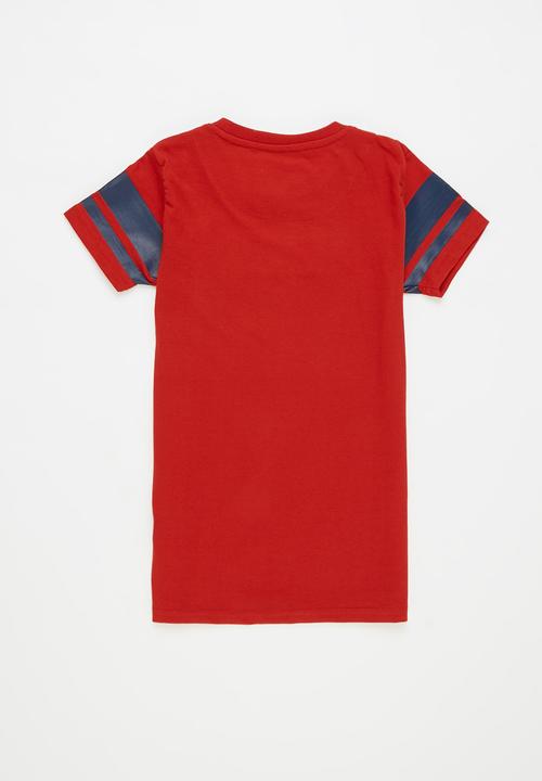Aca Joe - Big-boys short sleeve tee - red