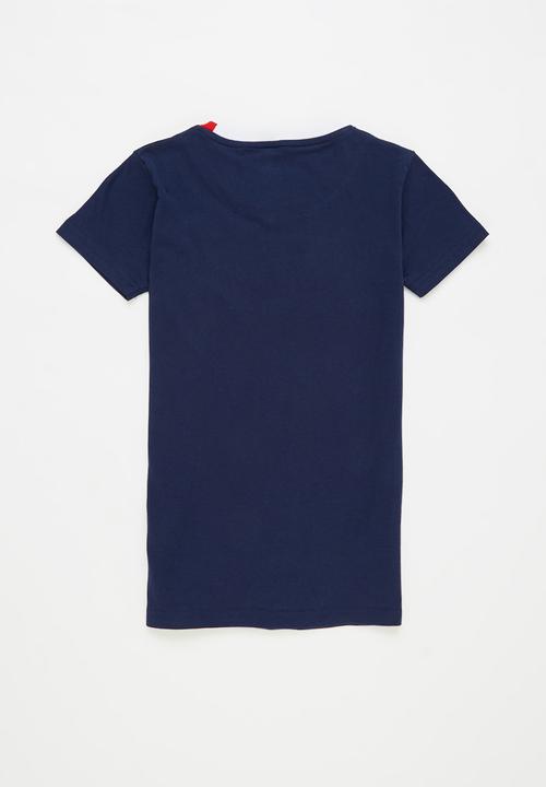 Aca Joe - Big-boys short sleeve tee - navy