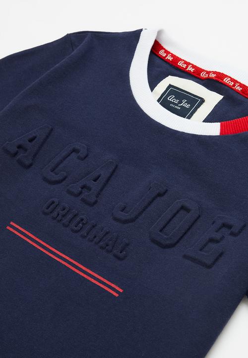 Aca Joe - Pre-boys short sleeve tee - navy