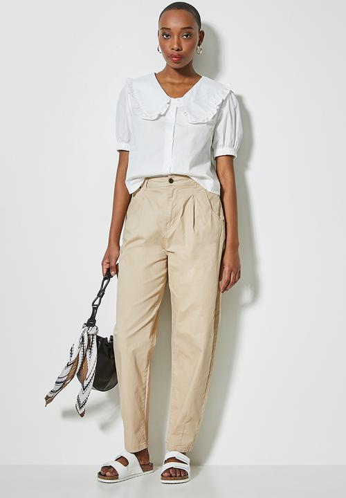 Superbalist - Peterpan collar blouse - ivory