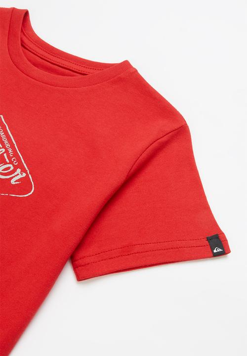 Quiksilver - Harmony hall boys tee - red