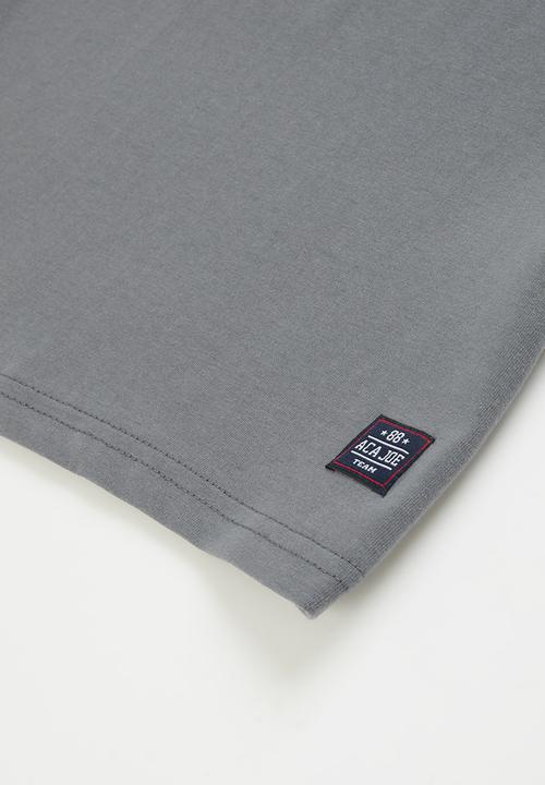 Aca Joe - Big-boys short sleeve tee - grey