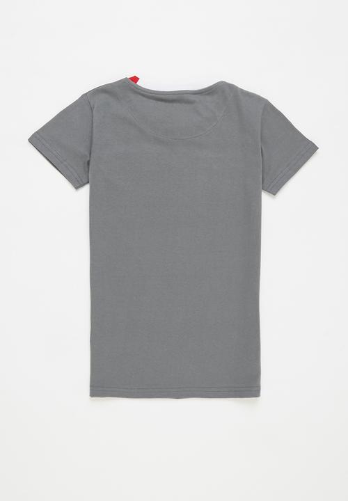 Aca Joe - Big-boys short sleeve tee - grey