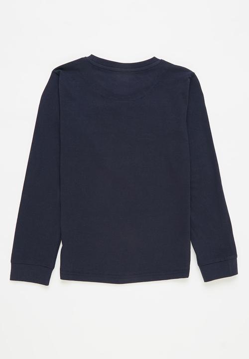 Aca Joe - Pre-girls long sleeve tee - navy