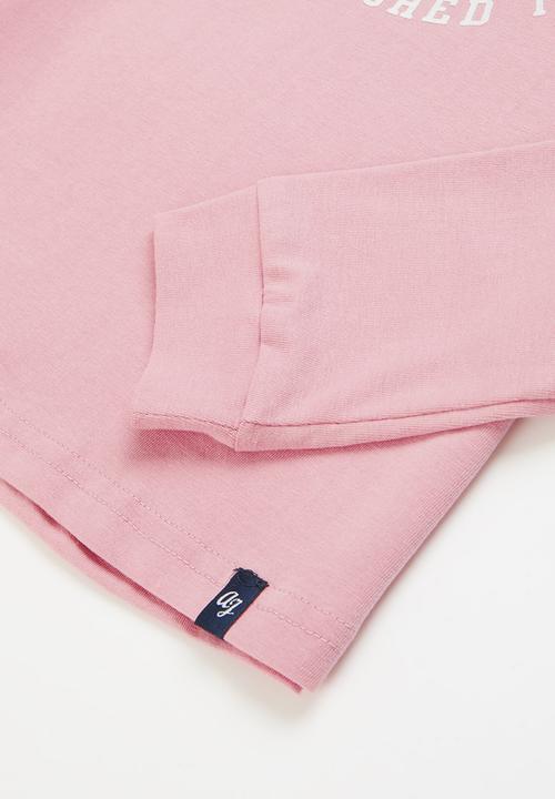 Aca Joe - Big-girls long sleeve tee - pink