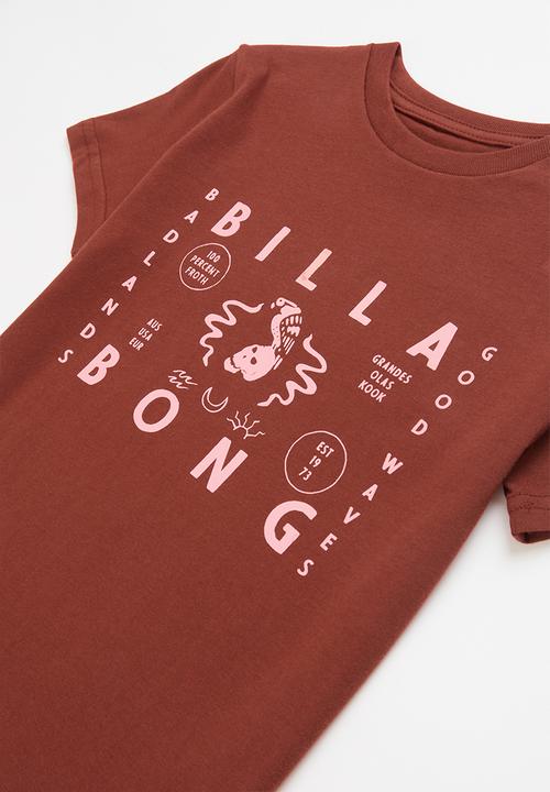 Billabong  - Boys badlands short sleeve tee - brown