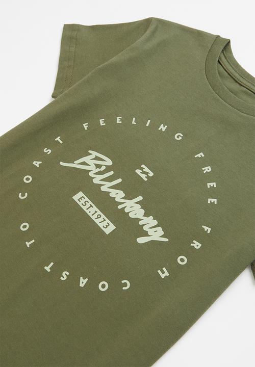 Billabong  - Boys coast to coast tee - green