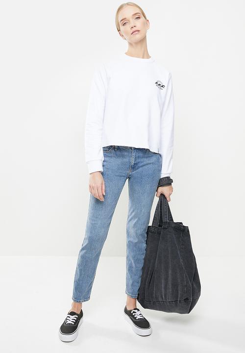 Volcom - Truly stoked crew neck sweat - white