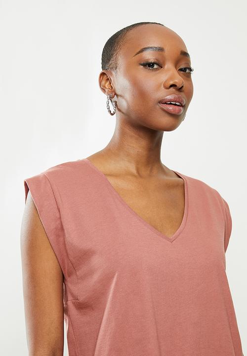 MANGO - Blouse mani - medium orange