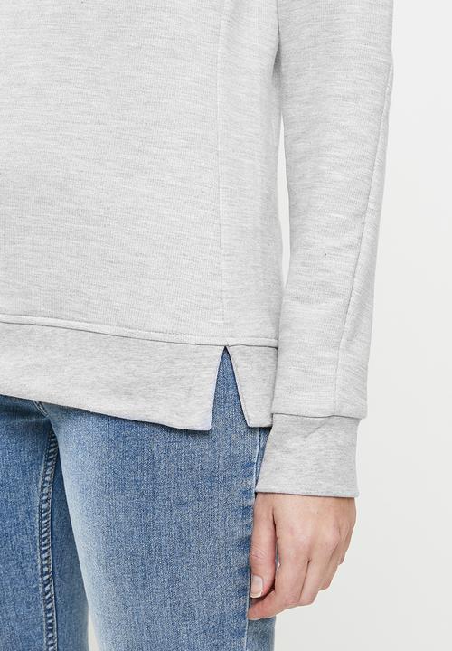 Fox - Acrux crew fleece - grey