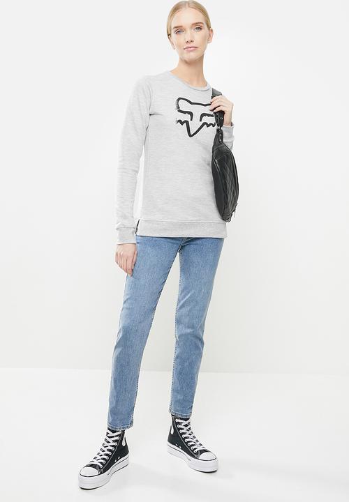 Fox - Acrux crew fleece - grey