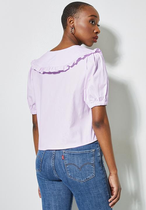 Superbalist - Peterpan collar blouse - lilac