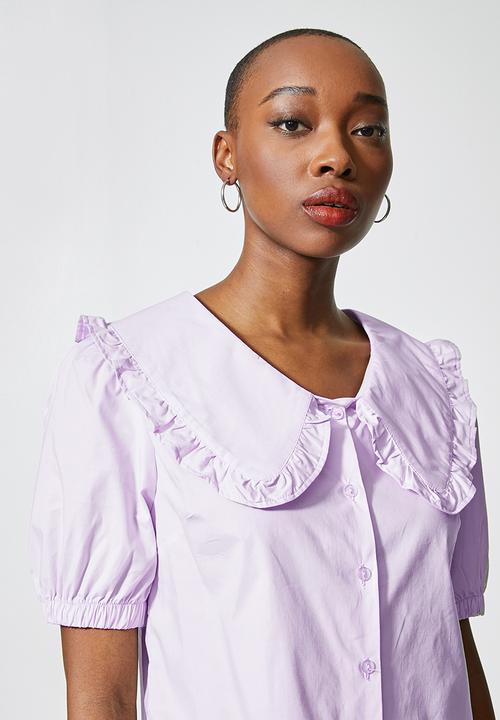 Superbalist - Peterpan collar blouse - lilac