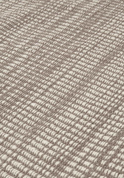 Bathroom Solutions - Cotton bath mat with fringes - taupe