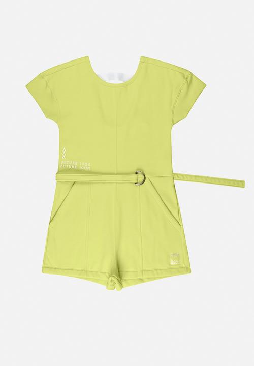 Gloss - Girls sweat playsuit - yellow